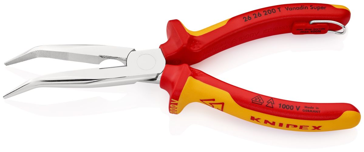 Flachrundzange 26 26 200 T BK