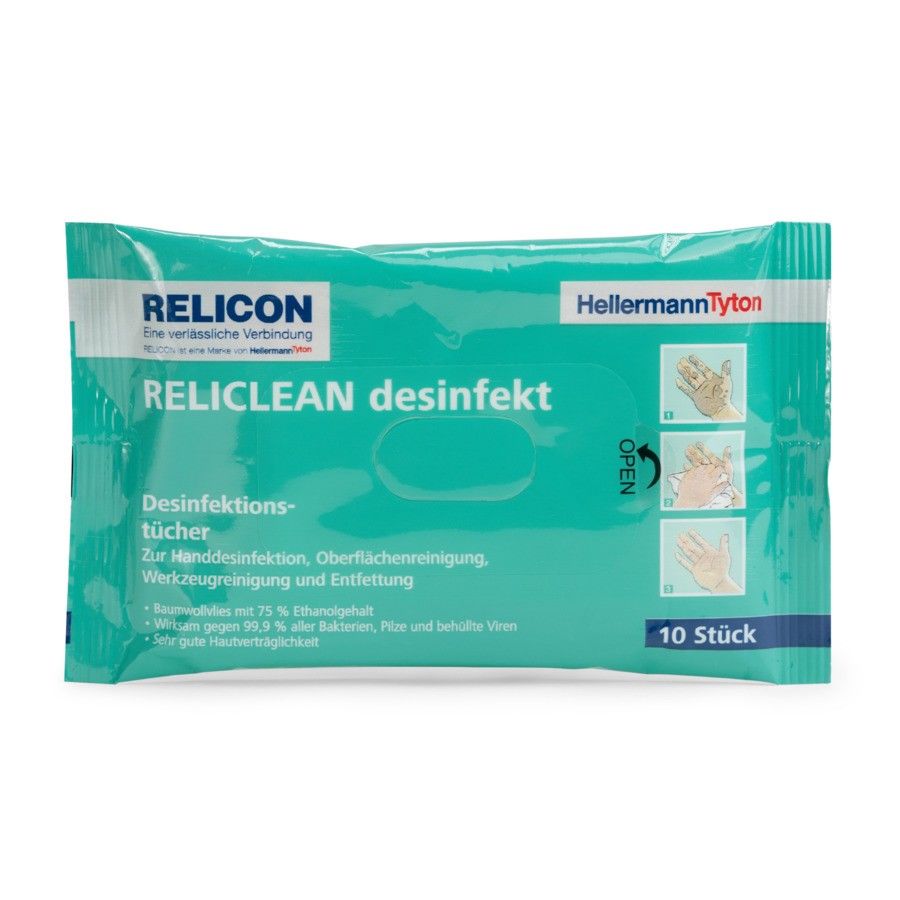 Feuchttücher RELides-CO-WH (VE10)