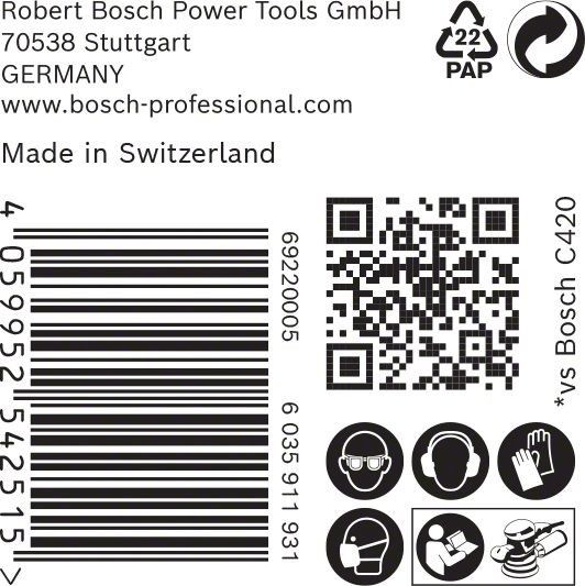 C470 Schleifpapier 2608900913