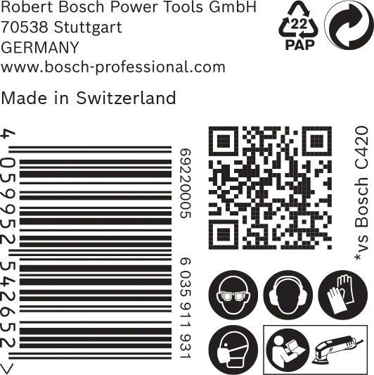 C470 Schleifpapier 2608900927
