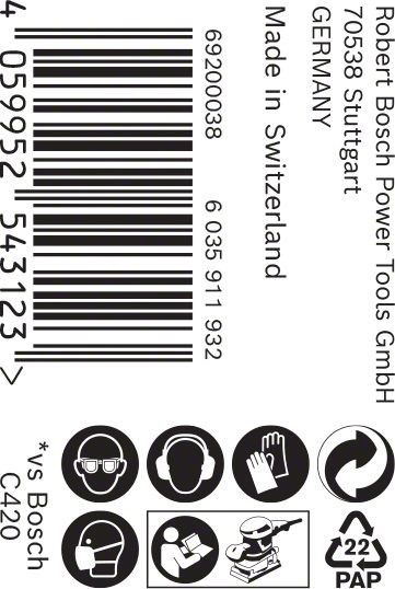 C470 Schleifpapier 2608900974