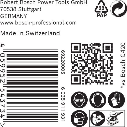 EXP Schwingschleifblatt 80 2608901035(VE50)