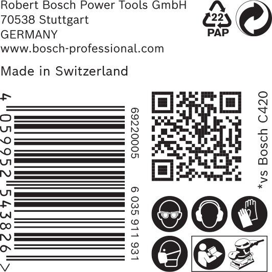 EXP Schwingschleifblatt 93 2608901044(VE50)