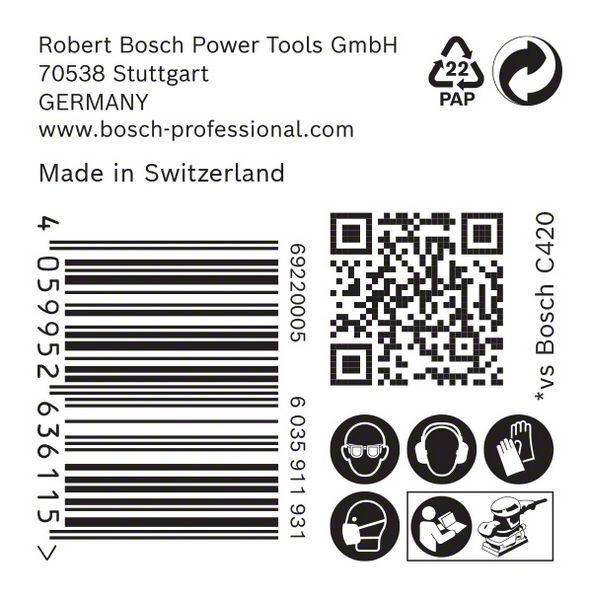 EXPERT C470 Schleifpapier 2608901661