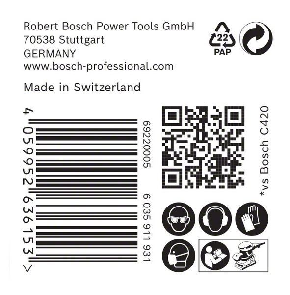 EXPERT C470 Schleifpapier 2608901665