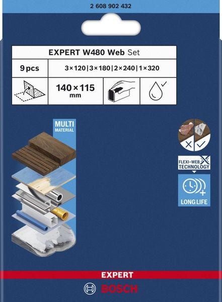 Schleifblatt Expert 2608902432VE(9)