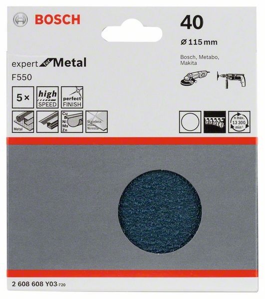 Schleifblatt F550 2608608Y03