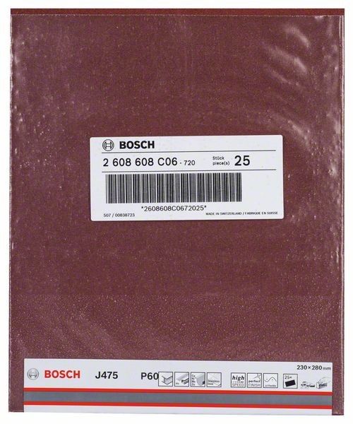 Schleifblatt J475 2608608C06