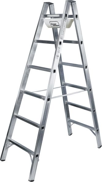 Sprossenstehleiter Alu 2x2 6120