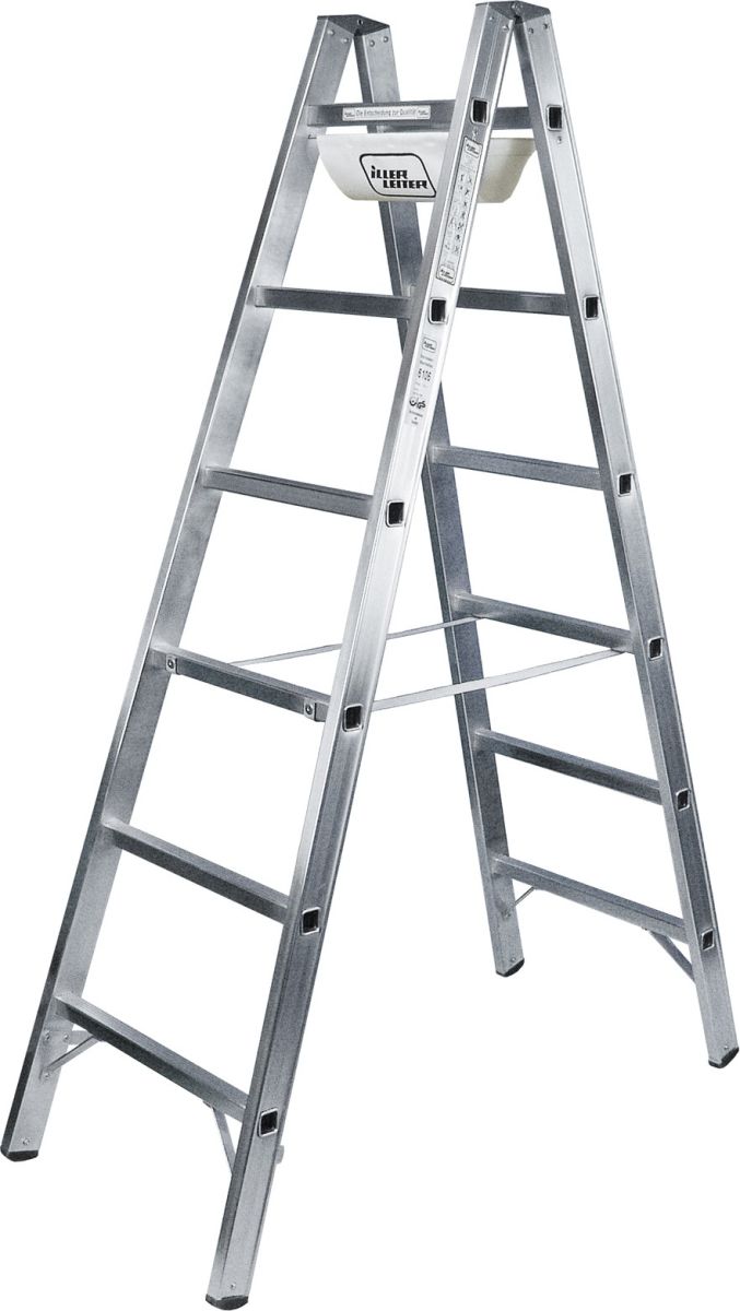 Alu-Sprossenstehleiter 6108