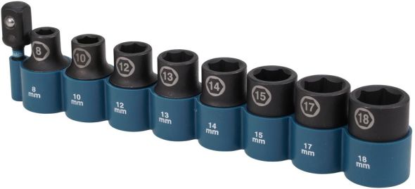 Steckschlüssel-Set 9-tlg E-16645