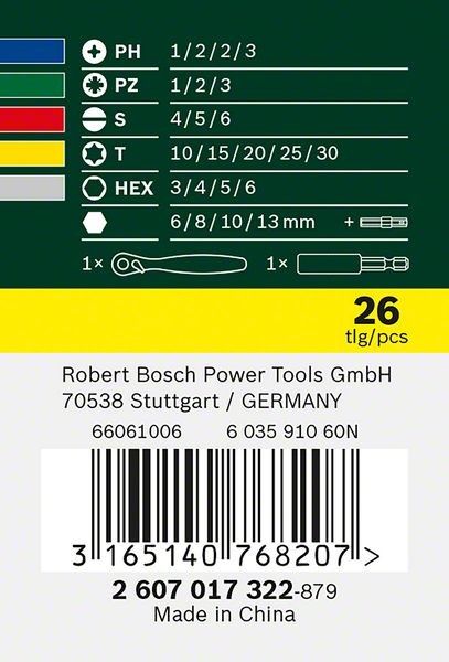 Bit-/Ratschenset 2607017322