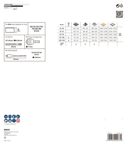 Pro Lochsägen Set 2608594433VE(13)