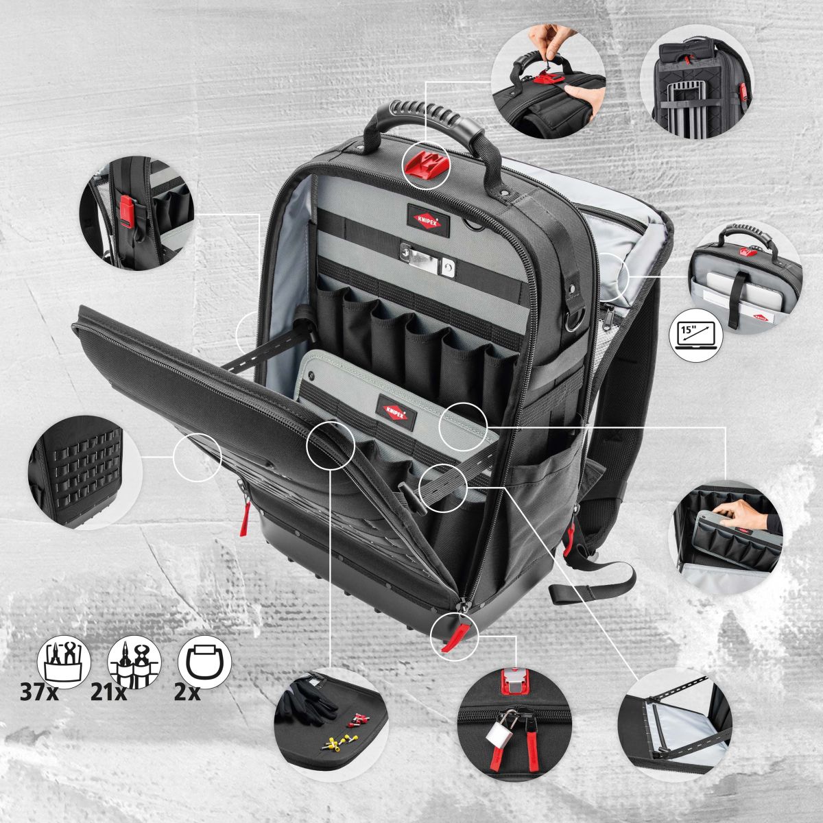 Werkzeugrucksack 00 21 50 S