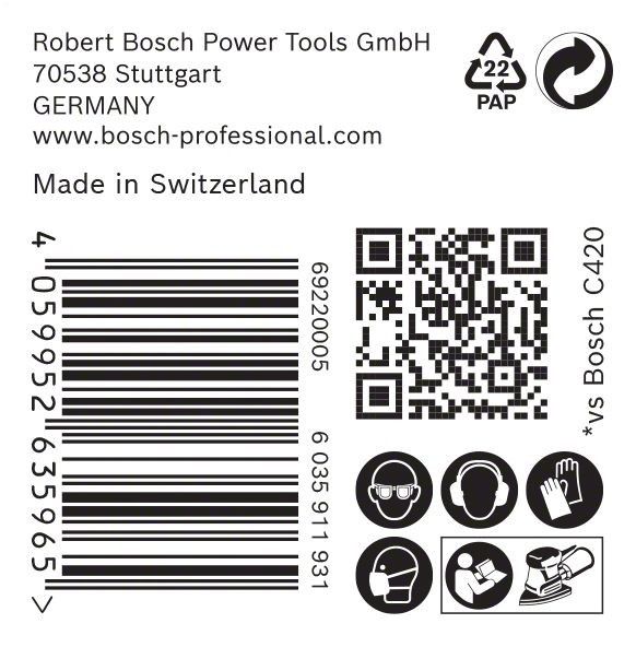 EXPERT C470 Schleifpapier 2608901646