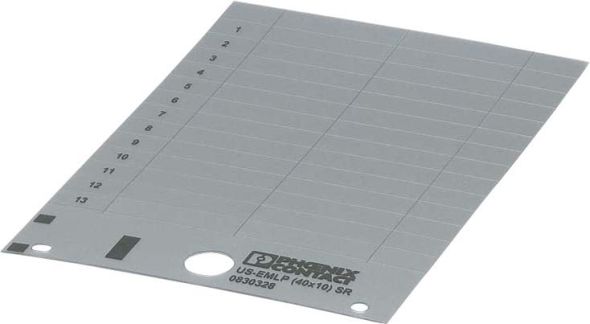 Kunststoffschild US-EMLP (22X22) SR