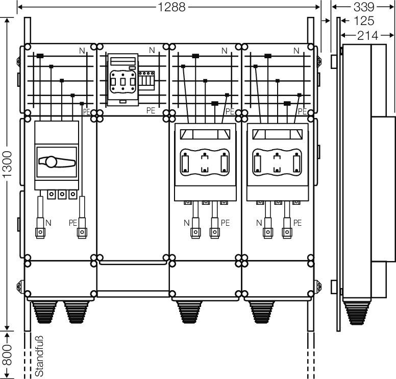 Ladeverteiler Mi EV 200kW 2001