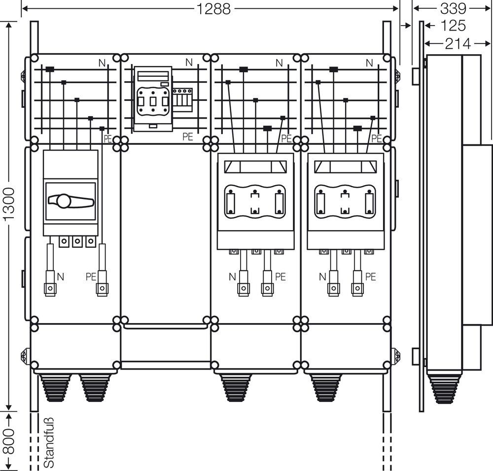 Ladeverteiler Mi EV 200kW 2001