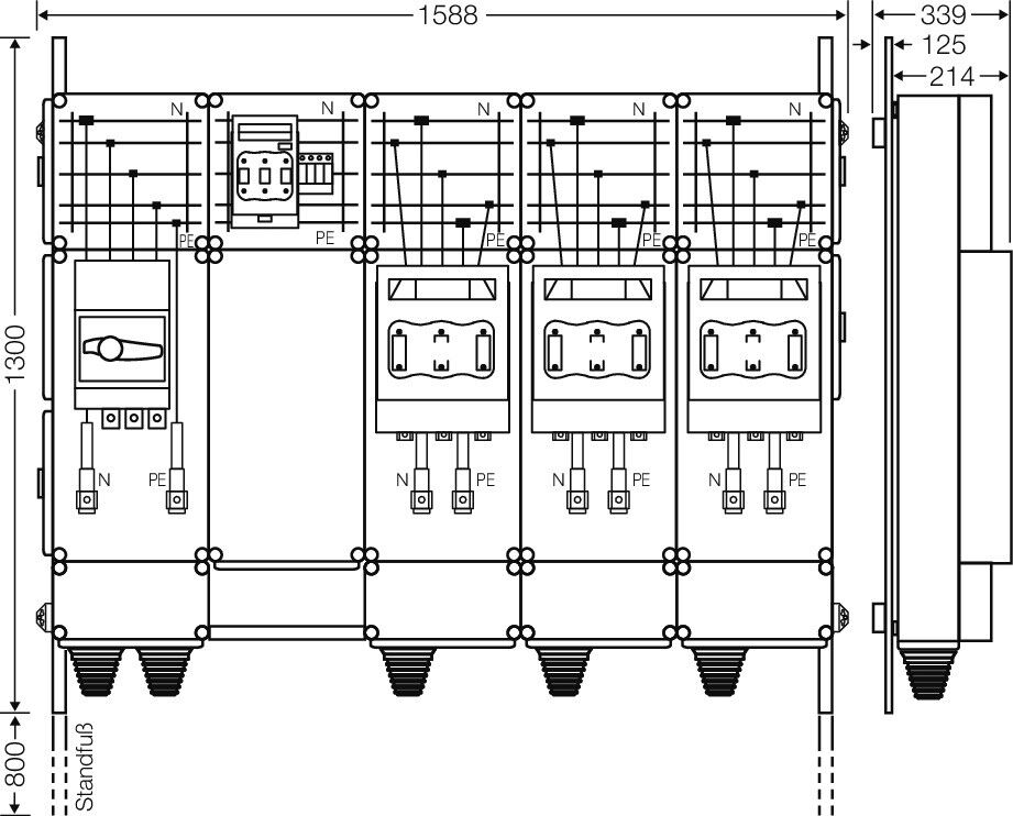 Ladeverteiler Mi EV 200kW 3001