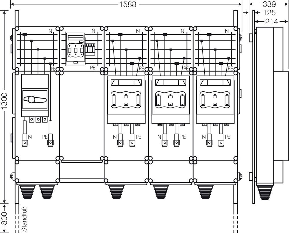 Ladeverteiler Mi EV 200kW 3001