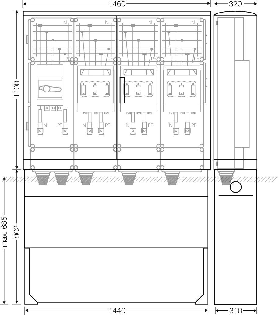 Ladeverteiler Mi EV 200kW 3010