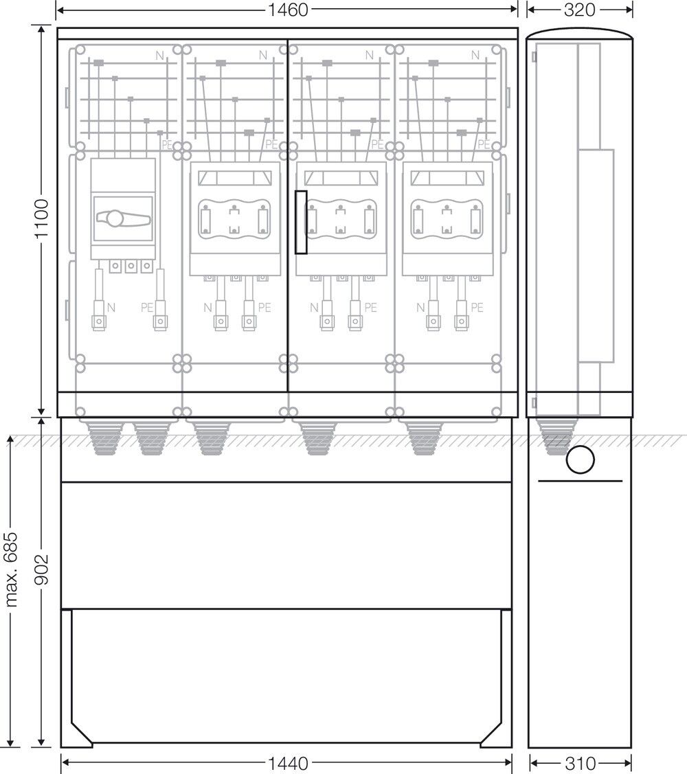 Ladeverteiler Mi EV 200kW 3010