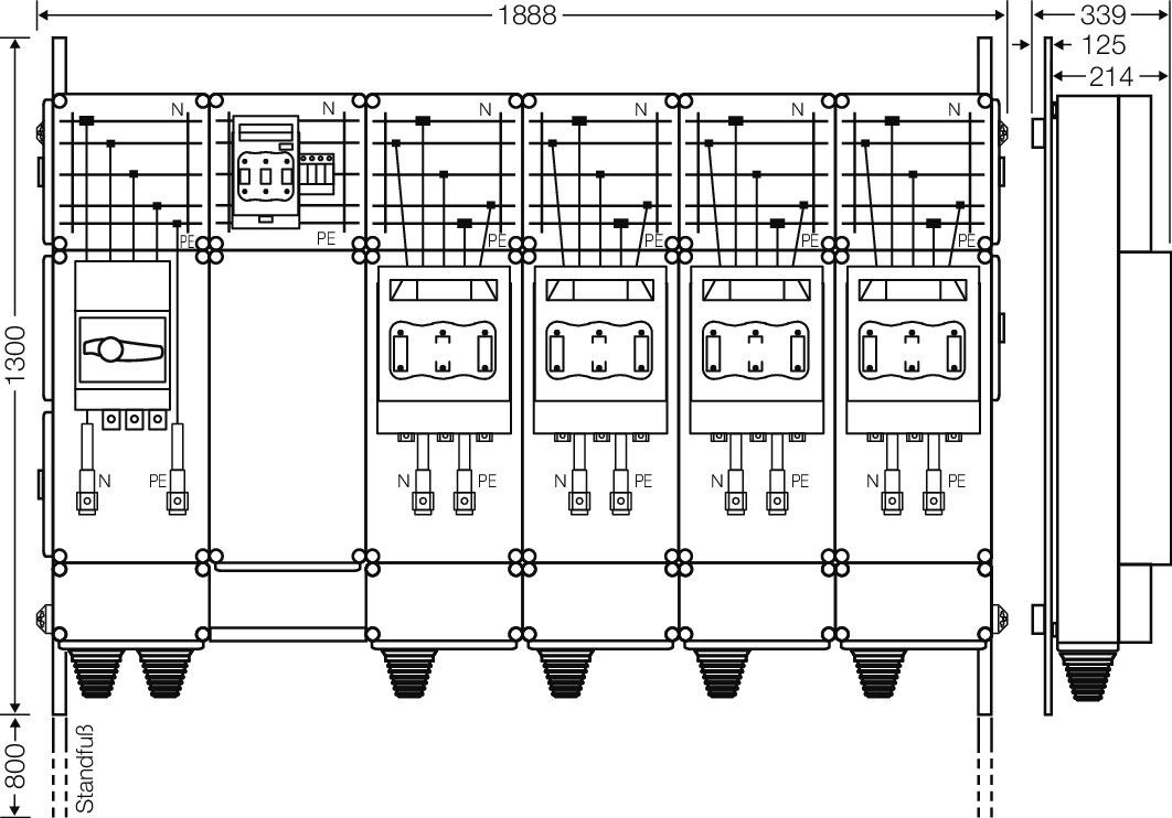 Ladeverteiler Mi EV 200kW 4001