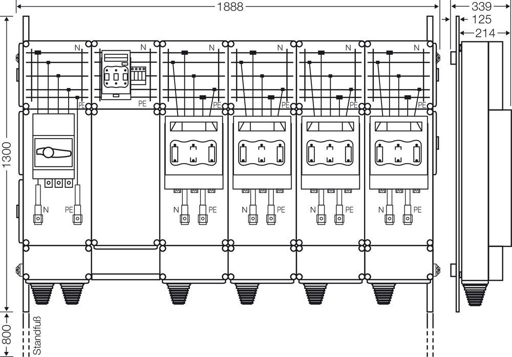 Ladeverteiler Mi EV 200kW 4001
