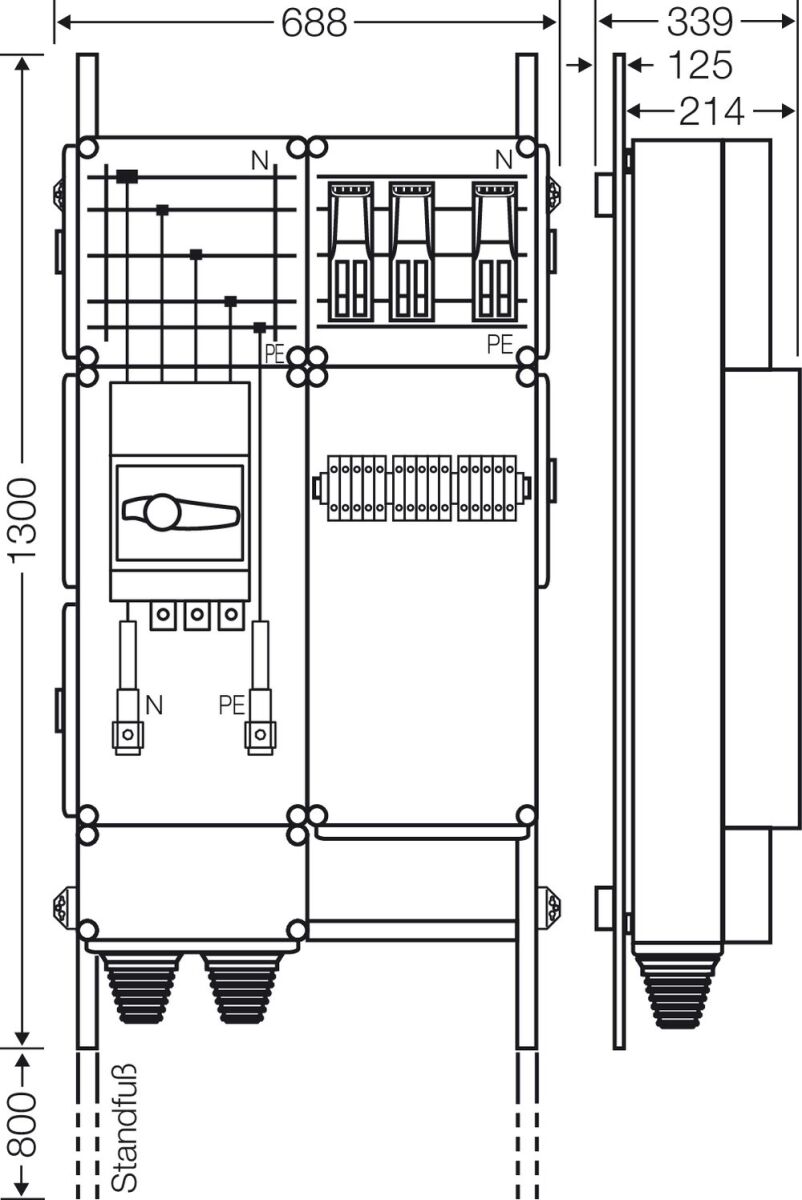 Ladeverteiler Mi EV 43kW 3000