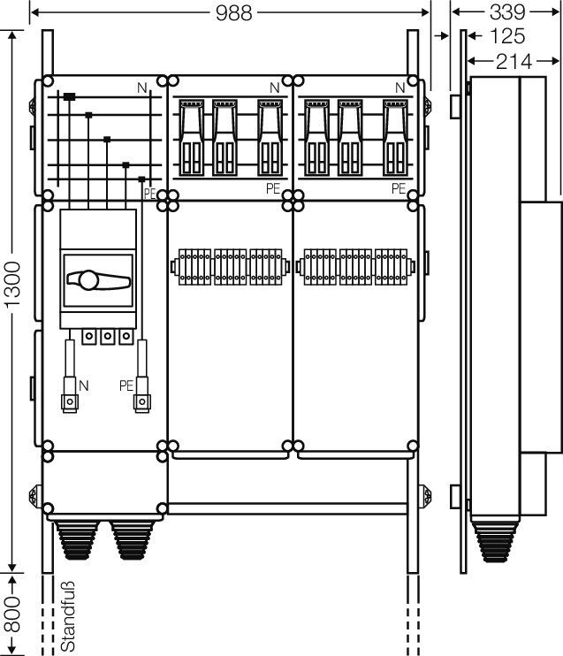 Ladeverteiler Mi EV 43kW 6000