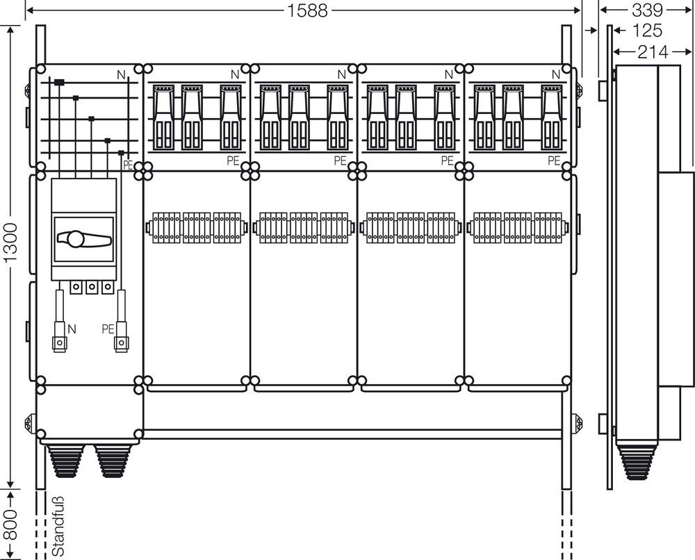 Ladeverteiler Mi EV 44kW 12000