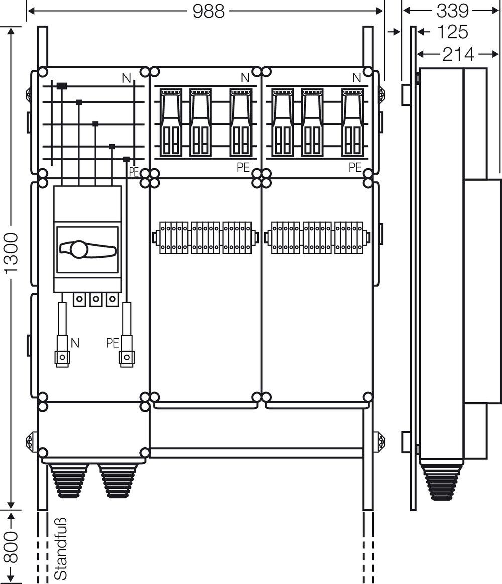 Ladeverteiler Mi EV 44kW 6000