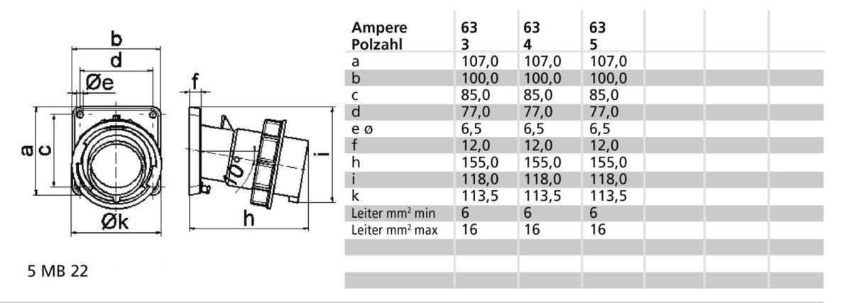 Anbau-Gerätestecker 27017