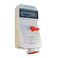 Wandsteckdose wasserdicht AL119409SA
