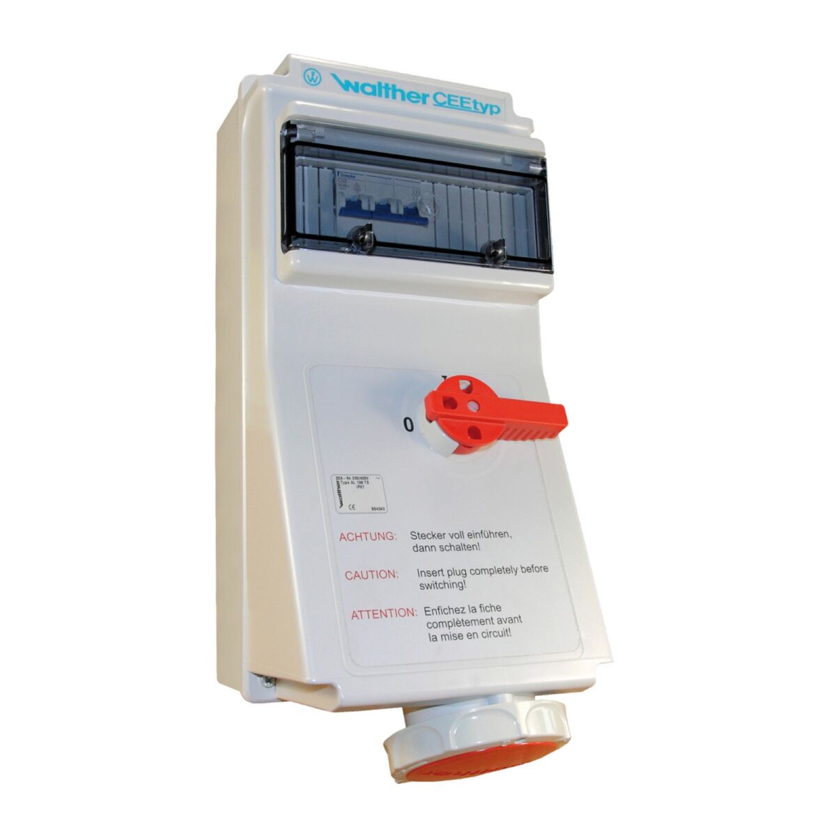 Wandsteckdose wasserdicht AL119504TA