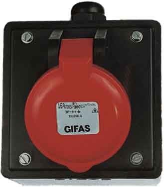 CEE-Aufbausteckdose 301658.E