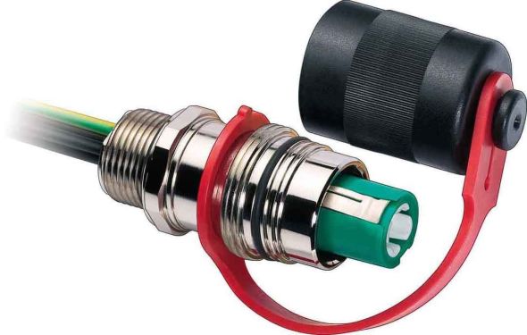 Flanschsteckdose 8591/181-08-3000