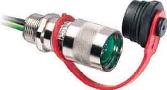 Flanschsteckdose 8591/181-06-3000
