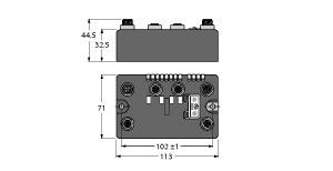 Compact Multiprot. Station BLCEN-2M12MT-2AI-TC