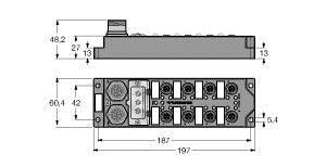 Feldbus-I/O-Modul FGDP-IOM88-0003