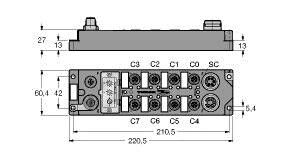 Feldbus-I/O-Modul FGDP-IOM88-0001