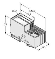 Set in Schutzart IP20 TI-BL20-E-EN-4