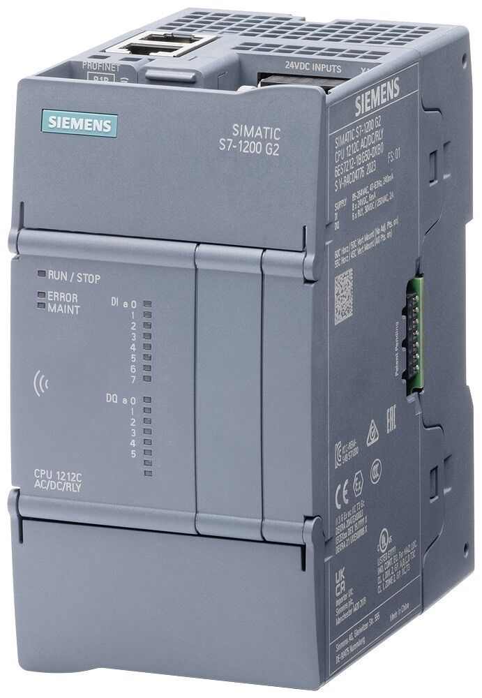 CPU 1212FC, DC/DC/RLY, 6ES7212-1HF50-0XB0