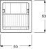 KNX-Bewegungsmelder-Sensor 6122/02-884-500