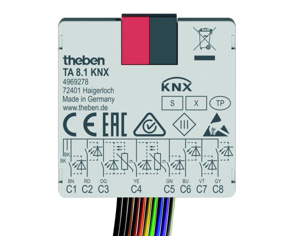 KNX-Tasterschnittstelle TA 8.1 KNX