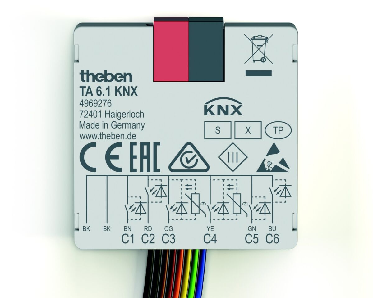 KNX-Tasterschnittstelle TA 6.1 KNX