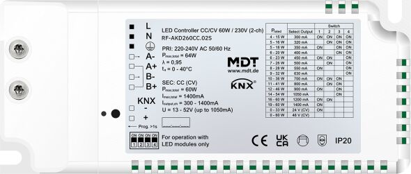 KNX RF+ LED Controller RF-AKD260CC.02S