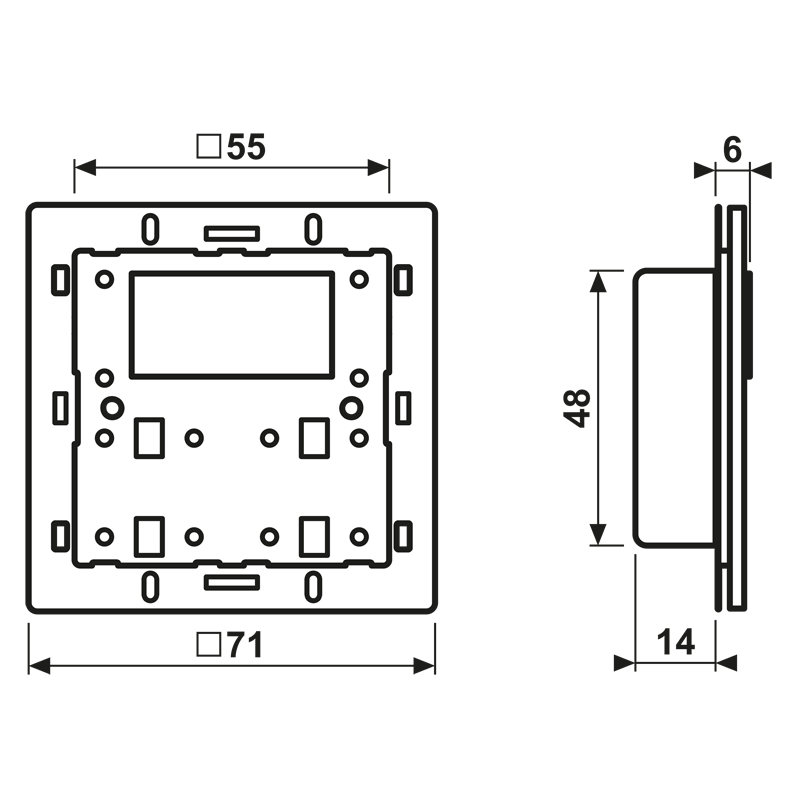 KNX Raumcontroller-Modul LS 429 D 1ST