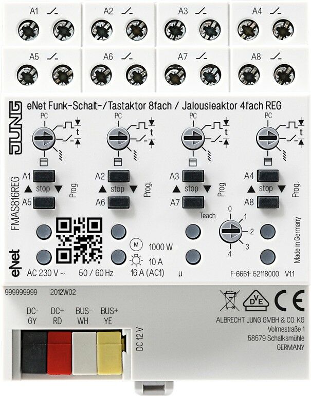 Funk-Schalt/Jalousie-Aktor FM AS 816 REG