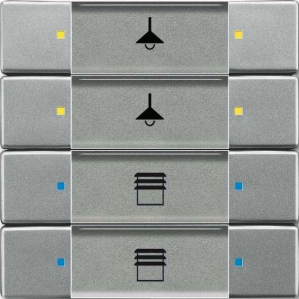 Bedienelement 4/8-fach 6127/02-803-500